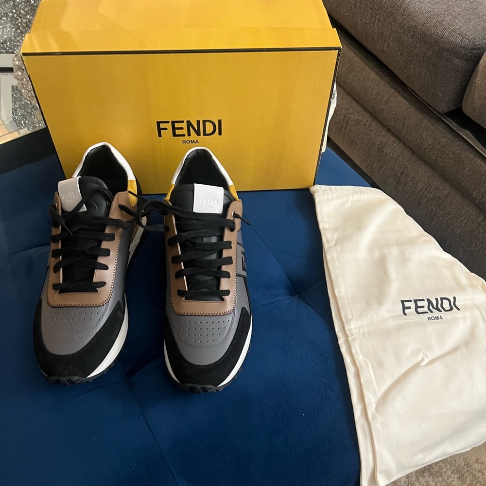 Fendi sneakers men size 11. Brand new